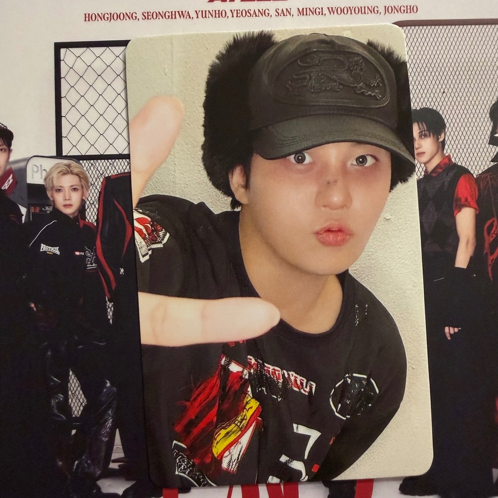 ATEEZ Jongho BAD Japanese Version POB Photocard